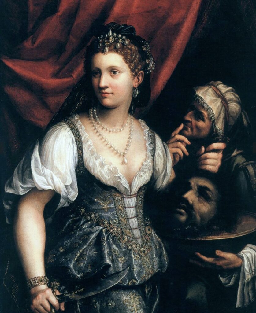 Giuditta e Oloferne con la serva Abra