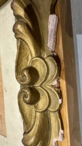 Cornice restaurata da Georgia De Angelis